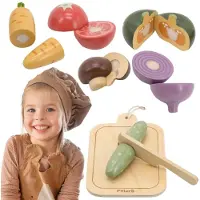 PolarB Ensemble de planches à découper en bois Viga – Légumes