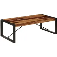 vidaXL Table basse 120 x 60 x 40 cm en bois massif