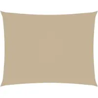 vidaXL Voile de parasol tissu oxford rectangulaire 2x3,5 m beige