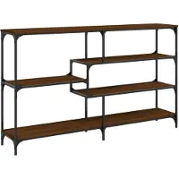 vidaXL Table console chêne marron 160x32x95 cm bois d'ingénierie