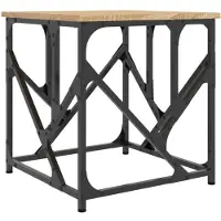 vidaXL Table basse en chêne Sonoma 45x45x47,5 cm Matériau dérivé du bois