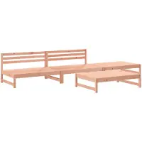 vidaXL Ensemble salon de jardin 4 pièces bois massif douglas