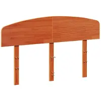vidaXL Tête de lit brun cireux 135 cm pin massif