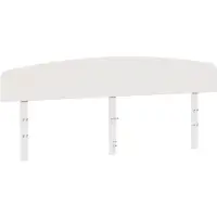 vidaXL Tête de lit blanc 200 cm pin massif
