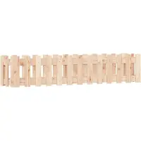 vidaXL Lit surélevé Design clôture à lattes 150x30x30 cm Pin massif