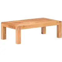 vidaXL Table basse 110x60x35 cm acacia massif finition palissandre