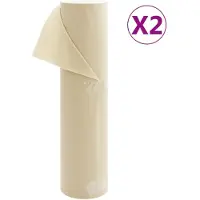 vidaXL Toison végétale 2 rouleaux 70 g/m² 50x1,6 m
