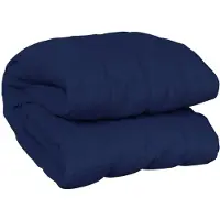 vidaXL Couverture lestée Bleu 200x230 cm 9 kg Tissu