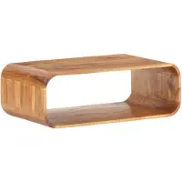 vidaXL Table basse 90x50x30 cm acacia massif