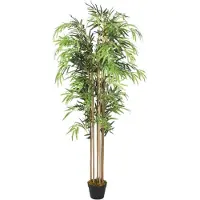 vidaXL Bambou artificiel 730 feuilles 120 cm vert