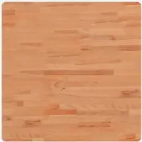 vidaXL Dessus de table 70x70x4 cm carré bois massif de hêtre