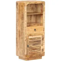 vidaXL Buffet 45x32x110 cm Bois de manguier brut