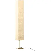 vidaXL Lampe sur pied avec support en acier 170 cm, beige