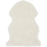 vidaXL Tapis 60 x 90 cm Peau de mouton synthétique Blanc