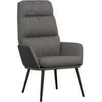 vidaXL Fauteuil relax gris clair Tissu
