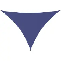 vidaXL Voile de parasol tissu oxford triangulaire 5x5x6 m bleu