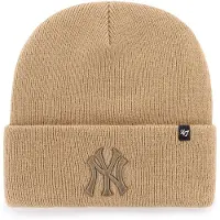 47 Brand Bonnet '47 BEANIE MLB NEW YORK YANKEES HAYMAKER KHAKI homme - multicolor - Unique
