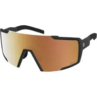 SCOTT - Lunettes de soleil photochromiques - Shield Compact Light Sensitive Black AMP LS Gold Chrome S1-3 - Noir
