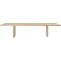 Gubi Private Table à Manger Light Stained Oak | 320 cm