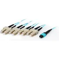 Equip MTP/SC Trunk Fiber Patch Cord, OM4, 10m