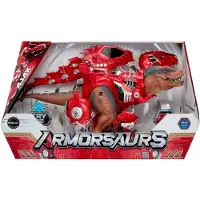 Mga Entertainment, Armorsaurs, Dinosaure blindé "Armor-Up", modèle T-Rex, Ajax, 6 ans, rouge, plastique