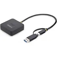 StarTech.com .com USB-C/USB-A auf M.2 NVMe Dock Adapter, 10Gbps, Tool-Free externer M.2 NVMe SSD Reader, B+M/M-Key