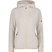 CMP Polaire à capuche épaisse en maille chinée femme Knit-Tech