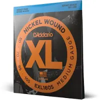 D'Addario EXL160S Nickel Wound Short Scale Medium 50-105