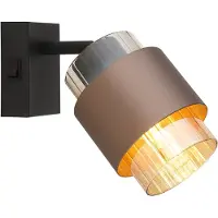 Globo Lampe murale de conception Milley Noir