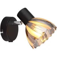 Globo Lampe murale Zachery Noir