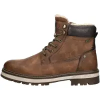 Mustang Bottes à lacets 'Veterschoenen Hoog' cognac