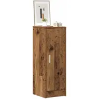 vidaXL Armoire à chaussures vieux bois 32x35x92 cm bois d'ingénierie