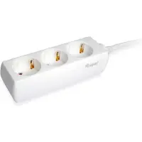 Equip 245550 rallonge électrique 1,5 m 3 prise(s) CA Intérieur Blanc