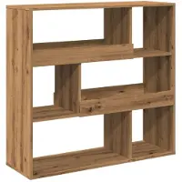 Super Merchant Bibliothèque/Séparateur de pièce chêne artisanal 100x33x94,5 cm