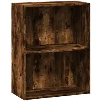 vidaXL Bibliothèque chêne fumé 60x30x77 cm bois d'ingénierie
