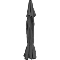 vidaXL Housse de rechange pour parasol anthracite 515 cm