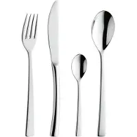 Amefa - Ensemble De Fourchettes À Dessert Metropole (12 Pcs) Acier Inoxydable