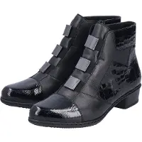 Rieker Bottine Cuir Australia - Noir