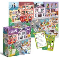 Dodo Wimmelpuzzle 60 La ville des métiers