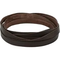 vidaXL Sangle en cuir, couleur marron foncé, 1000 x 1,5 cm