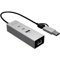 ITEC i-tec USB-C/USB-A Metal HUB 3 (2x USB-C, 1x USB-A) Port + 2.5GLAN