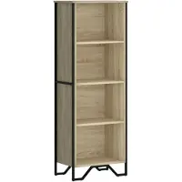vidaXL Bibliothèque chêne sonoma 50x31x137,5 cm bois d'ingénierie