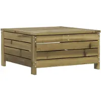 vidaXL Tabouret de jardin 62x63,5x32 cm Bois de pin imprégné