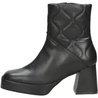 Red-Rag Boots 'Enkellaarsjes Hak' noir