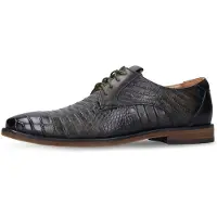 Manfield Chaussure à lacets vert