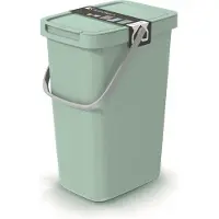 Prosperplast Keden SYSTEMA Q COLLECT Panier à linge - vert clair 12L