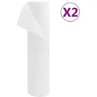 vidaXL Toison végétale 2 rouleaux 70 g/m² 50x1,6 m