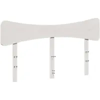 vidaXL Tête de lit blanc 150 cm pin massif