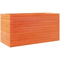 vidaXL Jardinière cire marron 90x40x45,5 cm bois de pin massif