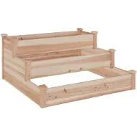 vidaXL Lit surélevé 120x120x56 cm bois massif sapin